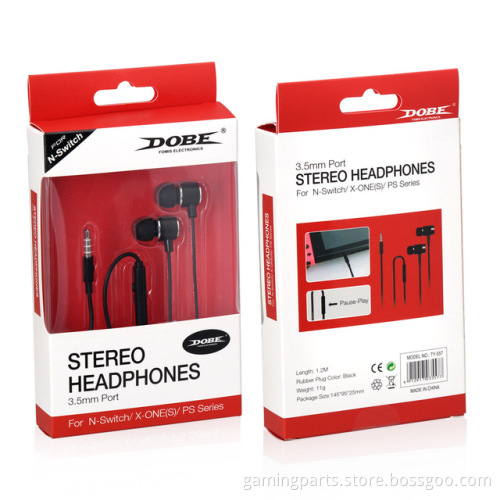 NS Wired Headphones with 3.5mm jack for switch/xboxone/ps4